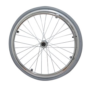 Foto 7 | Llanta Semineumática para Silla de Ruedas SC Super Confort 24x1 3/8 con Rin de Rayos Aluminio