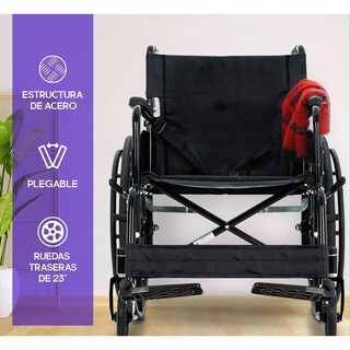 Foto 4 | Silla De Ruedas Plegable De Lujo Compacta Todo Terreno Drive
