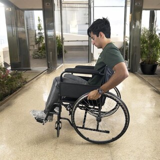 Foto 6 | Silla De Ruedas Plegable De Lujo Compacta Todo Terreno Drive