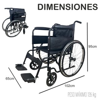 Foto 8 | Silla De Ruedas Plegable De Lujo Compacta Todo Terreno Drive