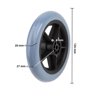 Foto 4 | Par de Llantas Delanteras SC Super Confort SM-SC-W5G para Silla de Ruedas 5x1 Pulgadas