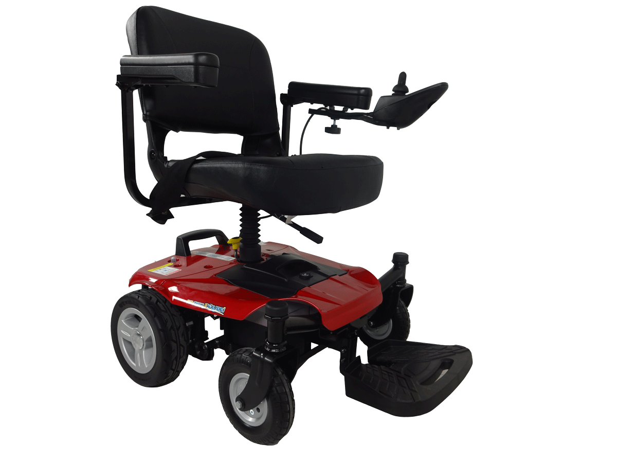 Sillas de Ruedas Eléctrica Power Izzygo Move-pv1 Compacta Roja