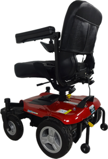 Foto 3 | Sillas de Ruedas Eléctrica Power Izzygo Move-pv1 Compacta Roja
