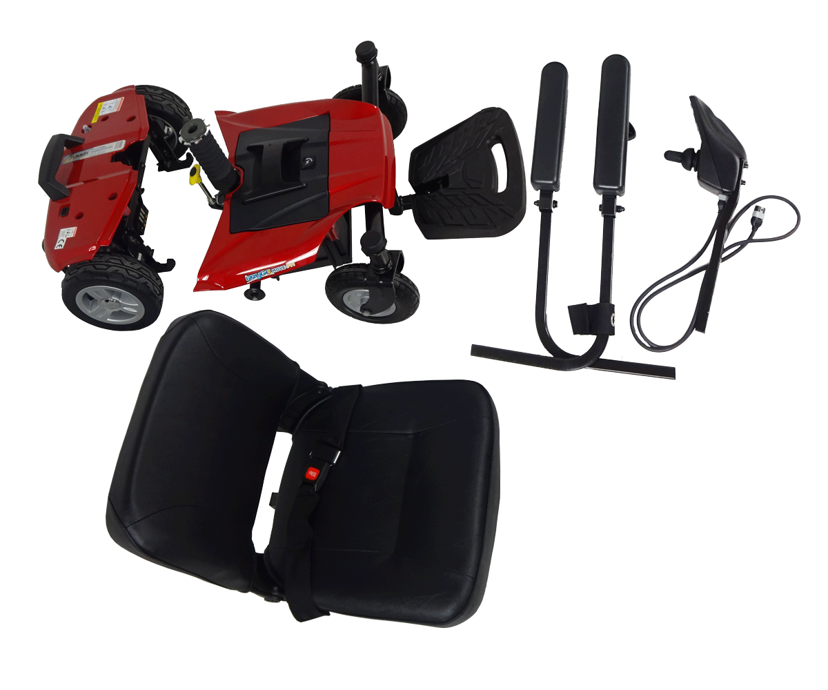 Foto 5 pulgar | Sillas de Ruedas Eléctrica Power Izzygo Move-pv1 Compacta Roja