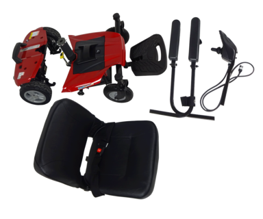 Foto 4 | Sillas de Ruedas Eléctrica Power Izzygo Move-pv1 Compacta Roja