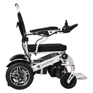 Foto 2 | Silla de Ruedas Eléctrica Plegable Nanofort Acero Controlador 5 Velocidades