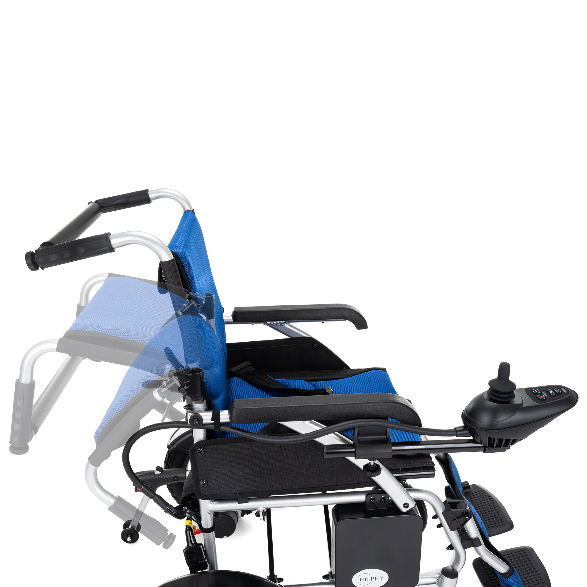 Foto 5 pulgar | Silla de Ruedas Eléctrica Hilphy Medical Hil014a Azul