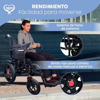 Foto 6 | Silla De Ruedas Eléctrica Spark Medu – Potencia Y Resistencia En Diseño Compacto