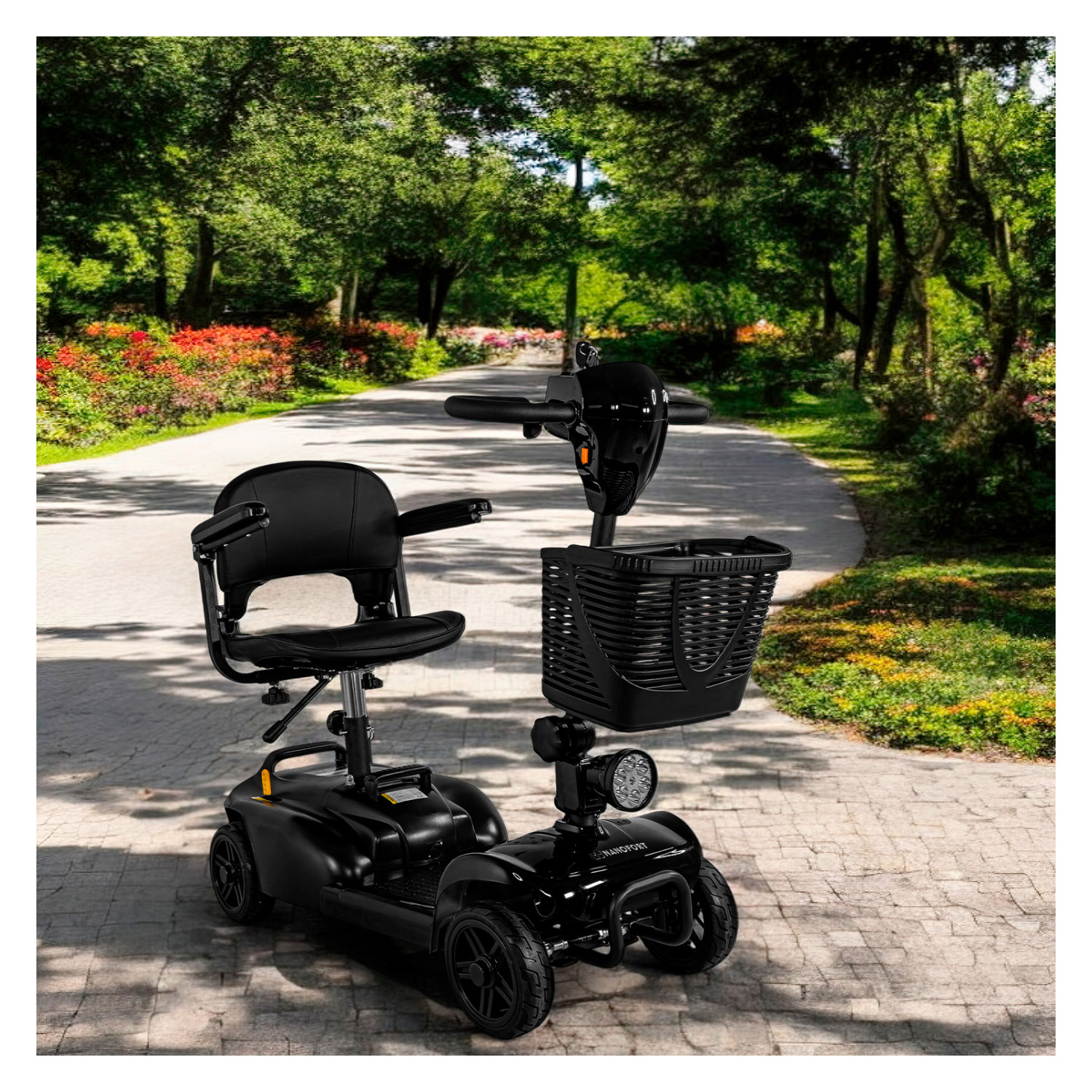 Foto 6 pulgar | Silla Ruedas Electrica Scooter Recargable Luz Led Plegable Nanofort