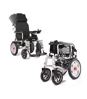 Foto 3 | Silla de Ruedas Eléctrica Ew8028 Reclinable Todo Terreno Soporte 150 kg Absorción de Impactos
