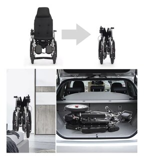 Foto 6 | Silla de Ruedas Eléctrica Ew8028 Reclinable Todo Terreno Soporte 150 kg Absorción de Impactos