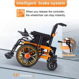 Foto 5 | Silla de Ruedas Eléctrica AIJIA EW8014 Todo Terreno Plegable con Doble Motor de 250W y 150 kg de Soporte