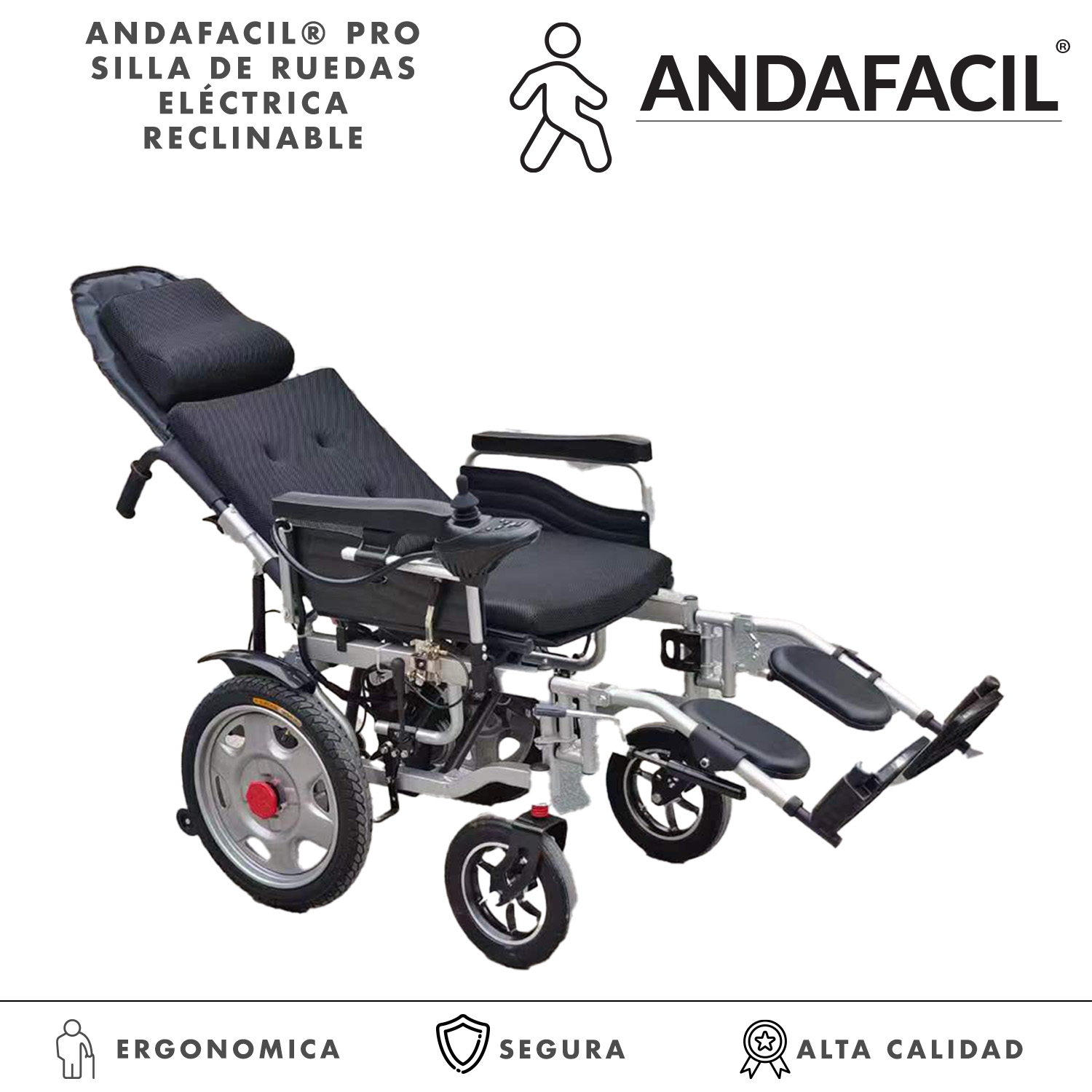 Foto 3 pulgar | Silla de Ruedas Andafacil Eléctrica