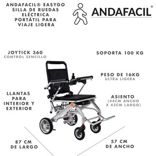Foto 2 | Silla de Ruedas Andafacil Eléctrica
