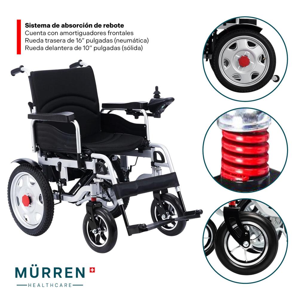 Foto 7 | Silla de Ruedas 5 Velocidades Eléctrica Resistencia Premium