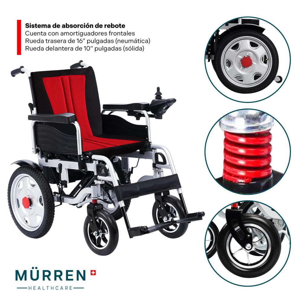Foto 9 pulgar | Silla de Ruedas 5 Velocidades Eléctrica Resistencia Premium