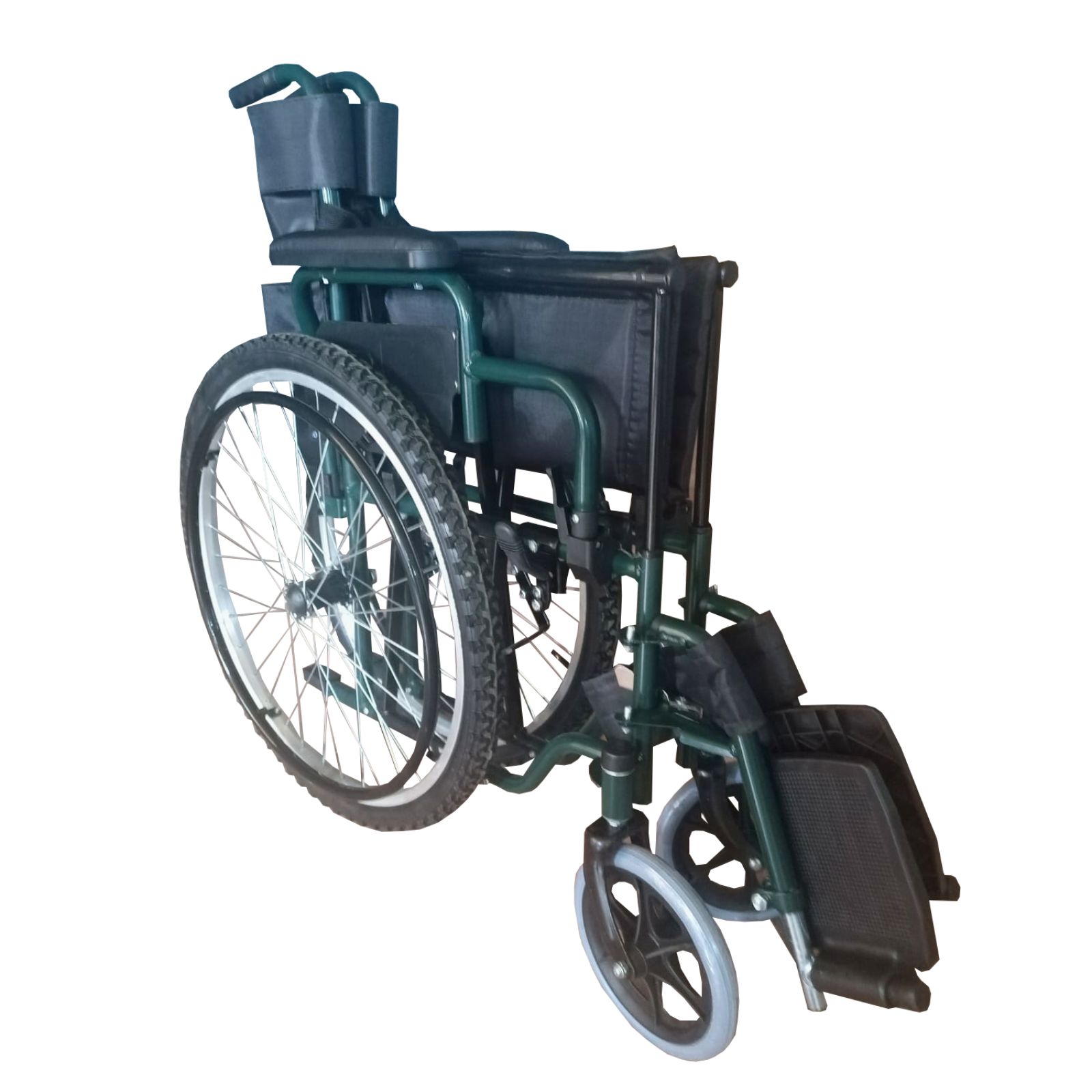 Foto 2 | Silla de Ruedas Eko Green de 18 pulgadas de Acero Esmaltado Verde