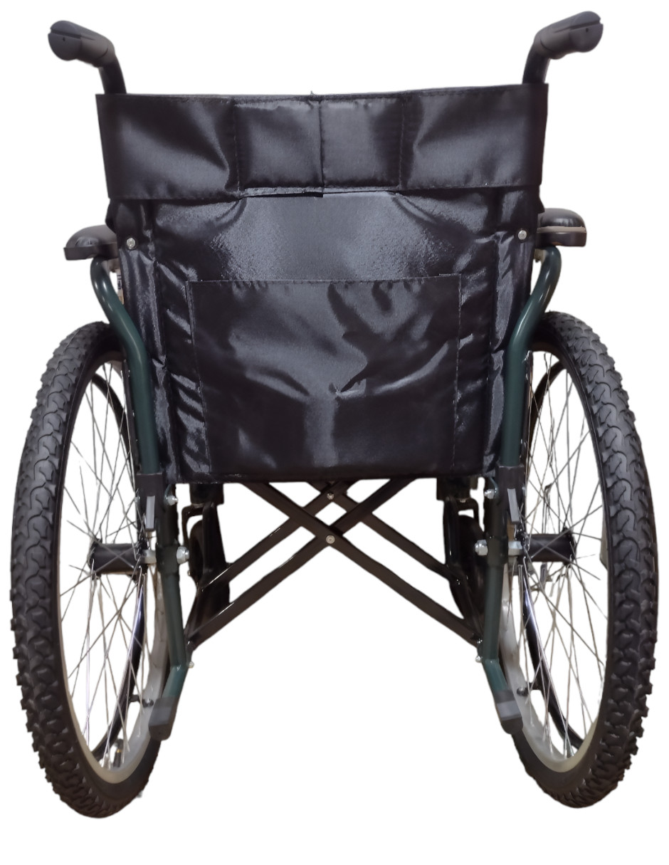 Foto 5 | Silla de Ruedas Eko Green de 18 pulgadas de Acero Esmaltado Verde