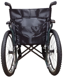 Foto 5 | Silla de Ruedas Eko Green de 18 pulgadas de Acero Esmaltado Verde