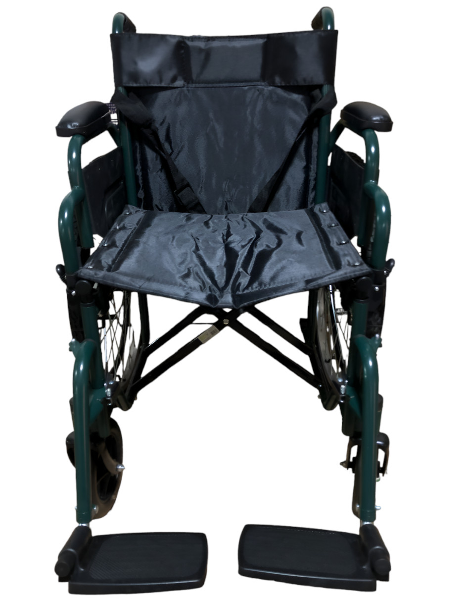 Foto 7 pulgar | Silla de Ruedas Eko Green de 18 pulgadas de Acero Esmaltado Verde
