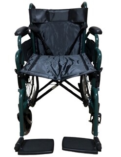 Foto 6 | Silla de Ruedas Eko Green de 18 pulgadas de Acero Esmaltado Verde