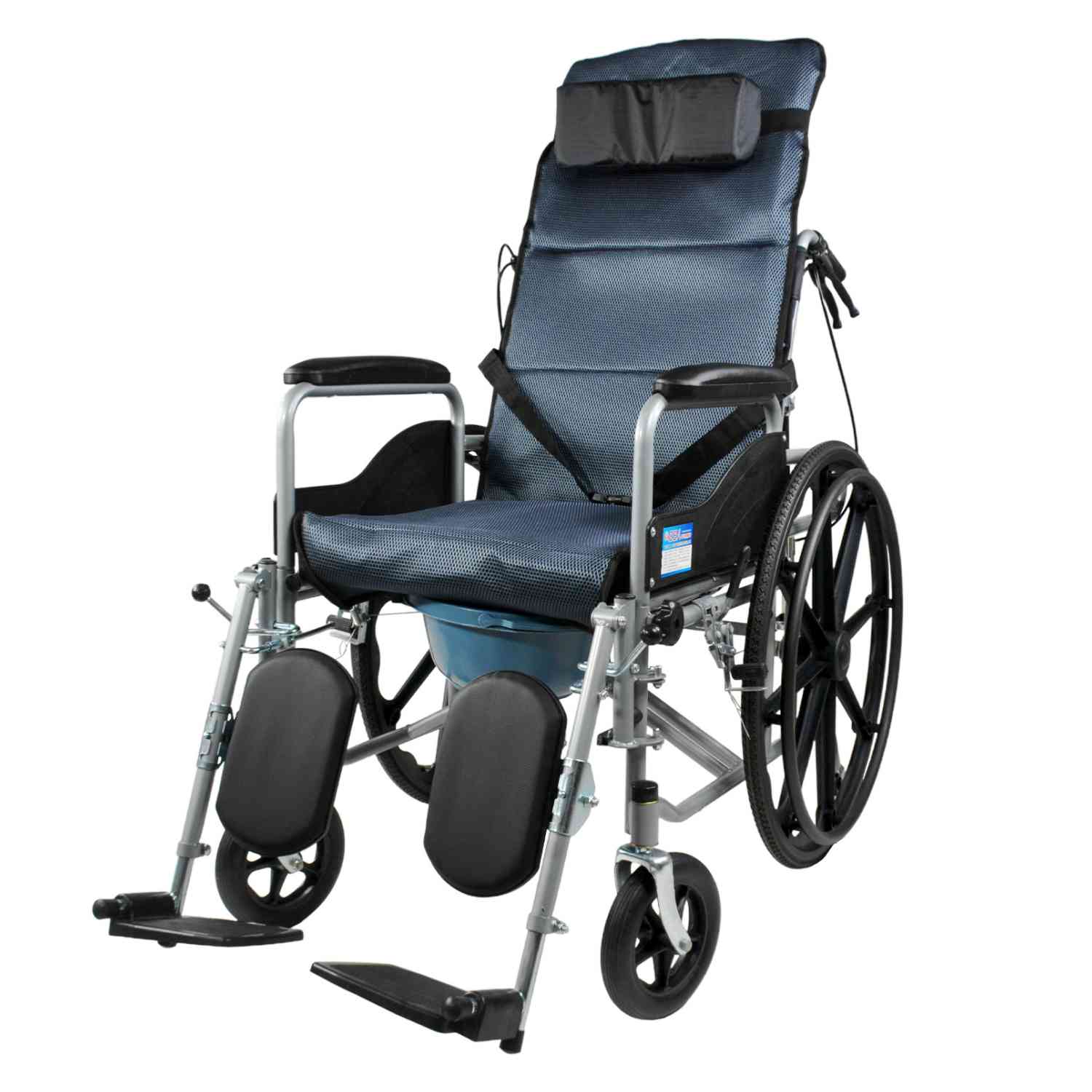 Silla de Ruedas Nanofort color Negro Reclinable
