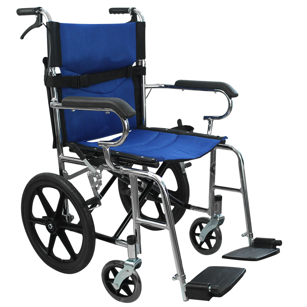 Foto 2 pulgar | Silla de Ruedas Linium 16 Pulgadas Ligera Plegable Azul
