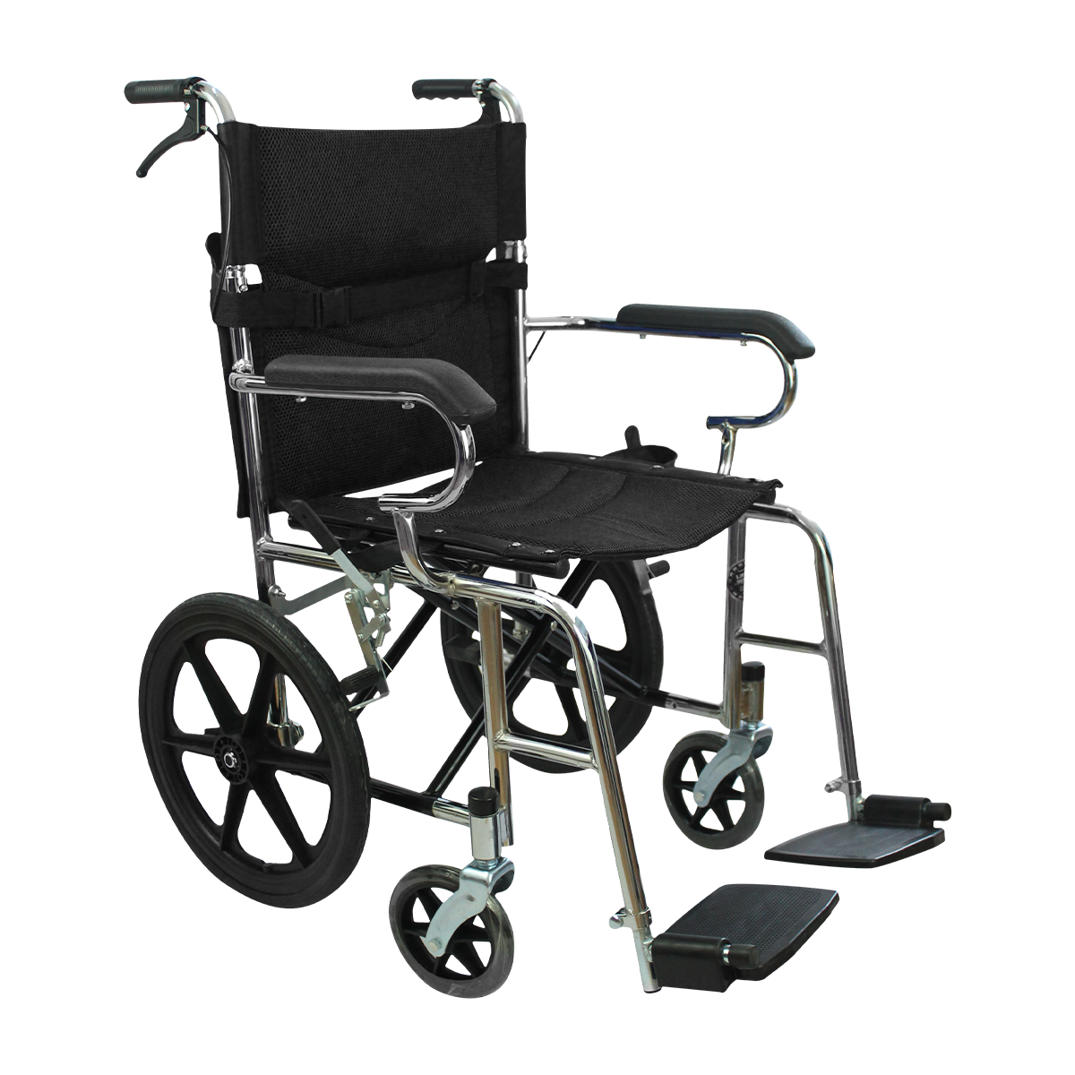 Foto 1 | Silla de Ruedas Linium 16 Pulgadas Plegable color Negra