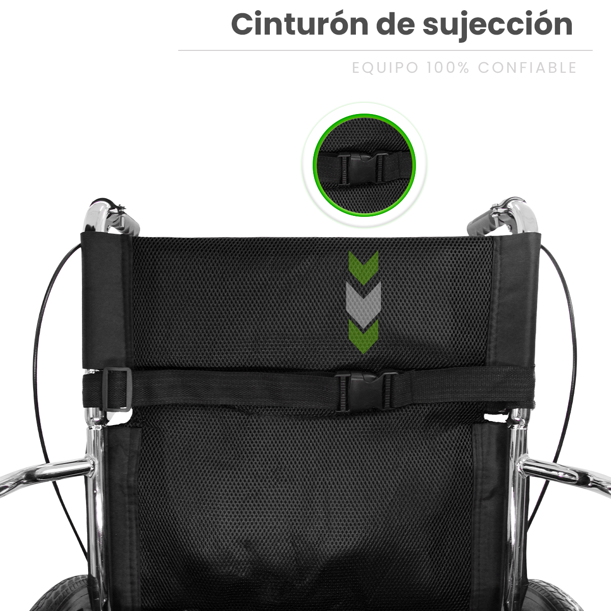 Foto 7 pulgar | Silla de Ruedas Linium 16 Pulgadas Plegable color Negra