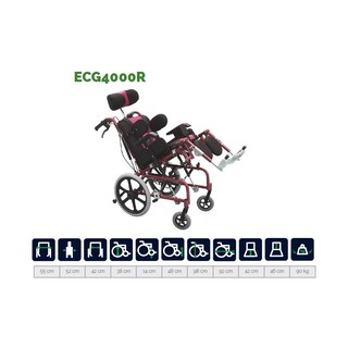 Foto 2 | Silla de Ruedas Mobicare Ecg5000r color Rojo