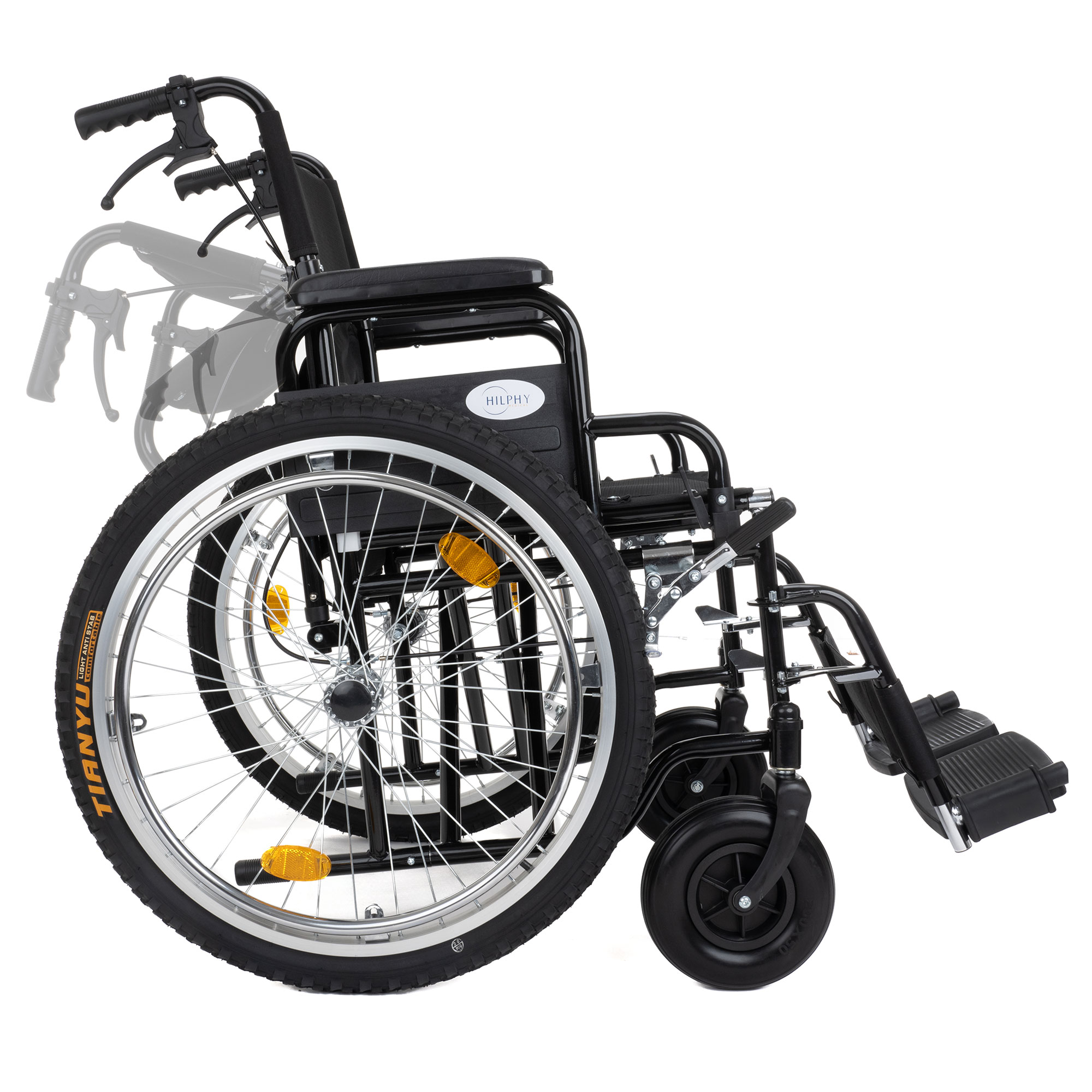 Foto 3 | Silla de Ruedas Hilphy Medical de Acero