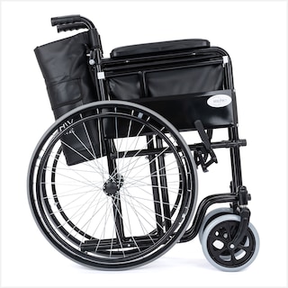 Foto 3 | Silla de Ruedas Hilphy Medical Hil546t color Negro de Acero