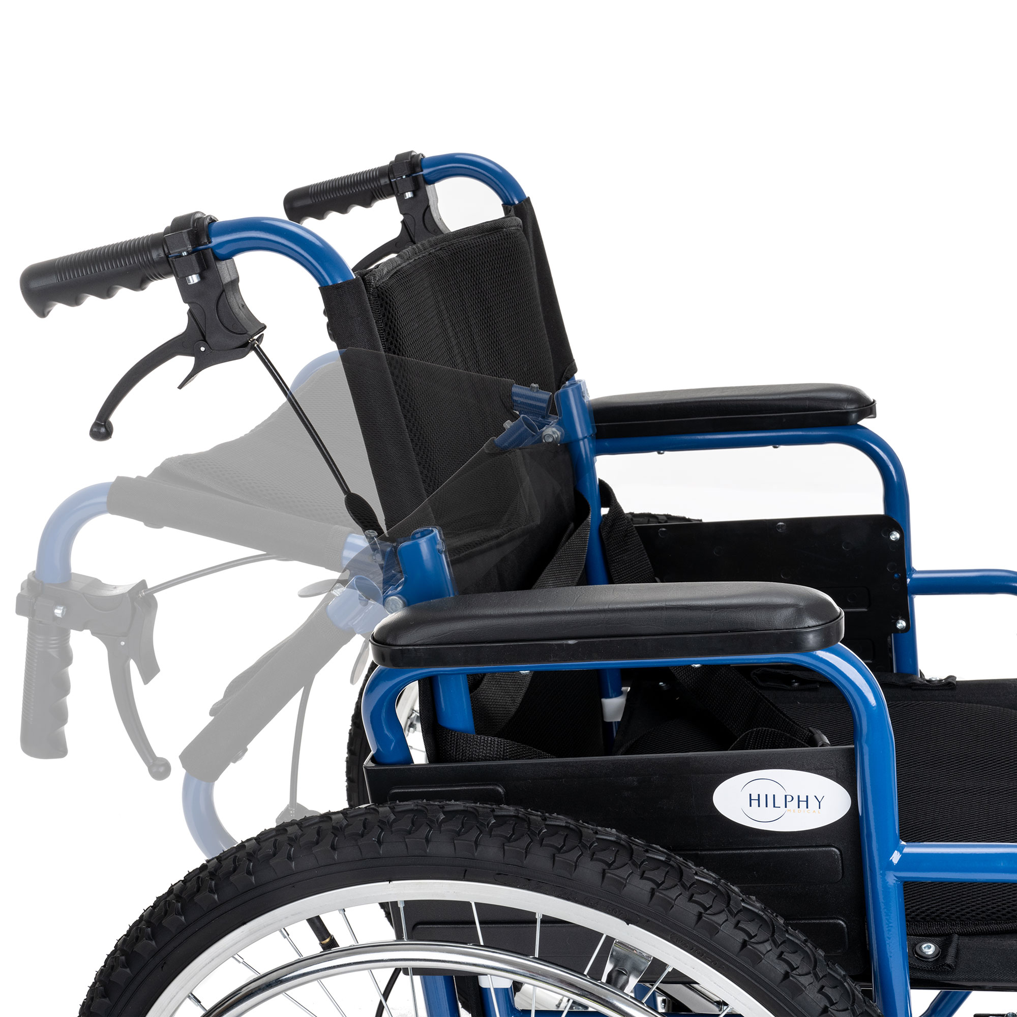 Foto 5 pulgar | Silla de Ruedas Hilphy Medical de Acero
