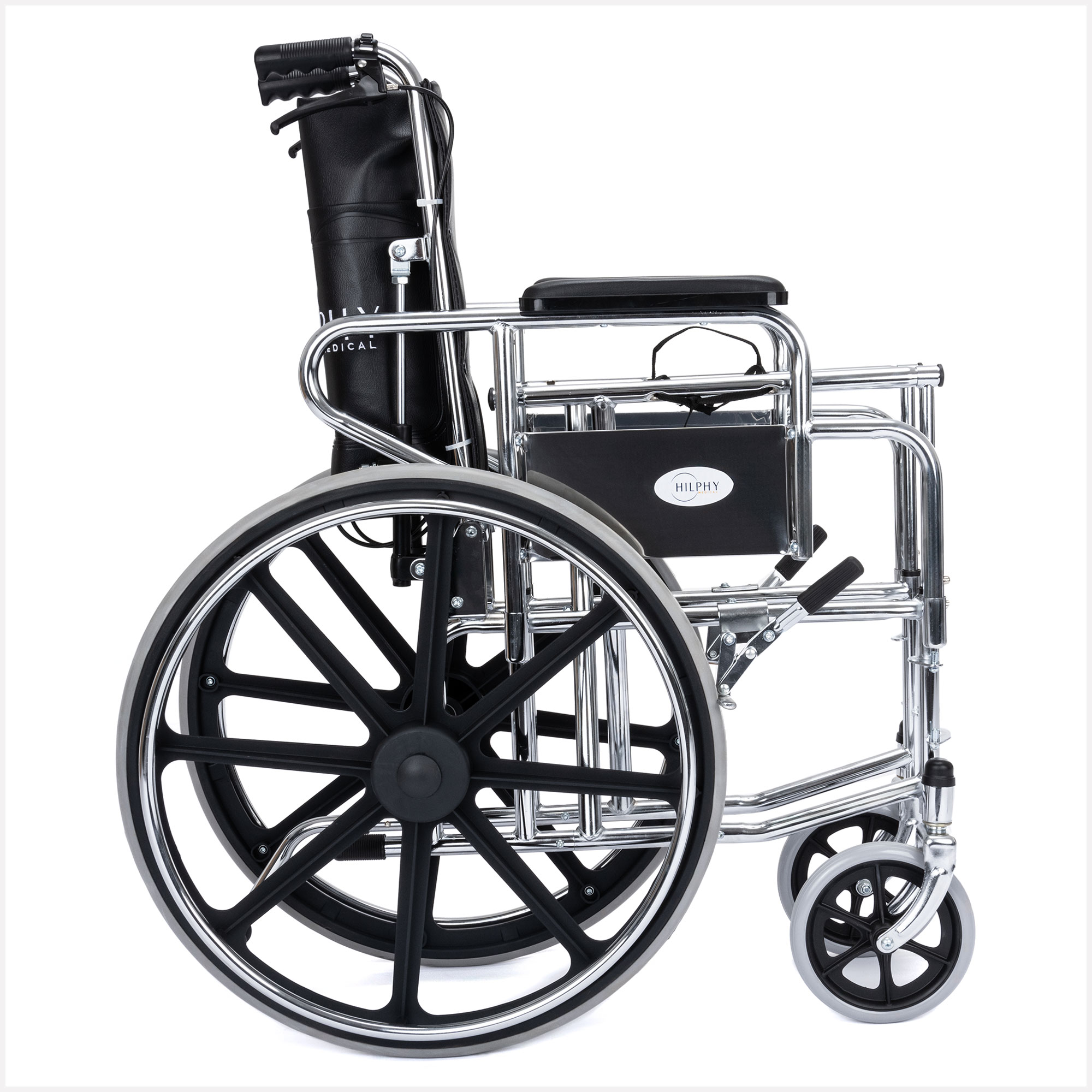 Foto 4 pulgar | Silla de Ruedas Reposet Hilphy Medical Hil060 color Plata de Acero