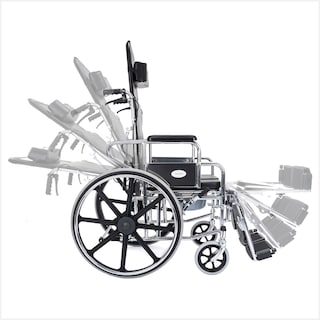 Foto 4 | Silla de Ruedas Reposet Hilphy Medical Hil060 color Plata de Acero