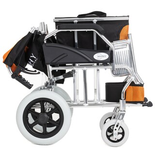 Foto 5 | Silla de Ruedas de Traslado Hilphy Medical Hil63f3nar Anaranjada de Aluminio