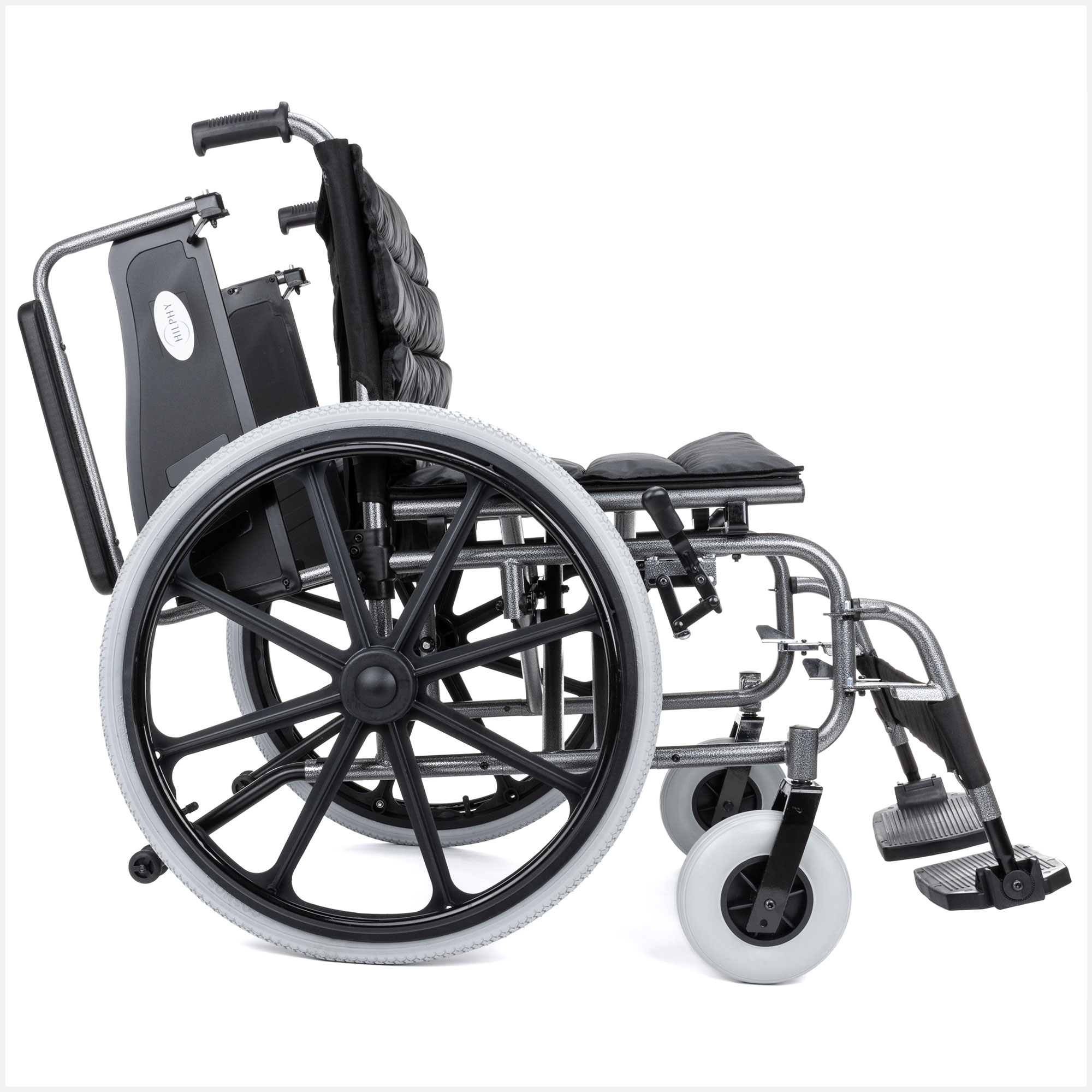 Foto 4 pulgar | Silla De Ruedas Ancha Sobrepeso Bariatrica Hilphy Medical Hil51b-61 Color Negro De Acero Reforzada 24 Plg