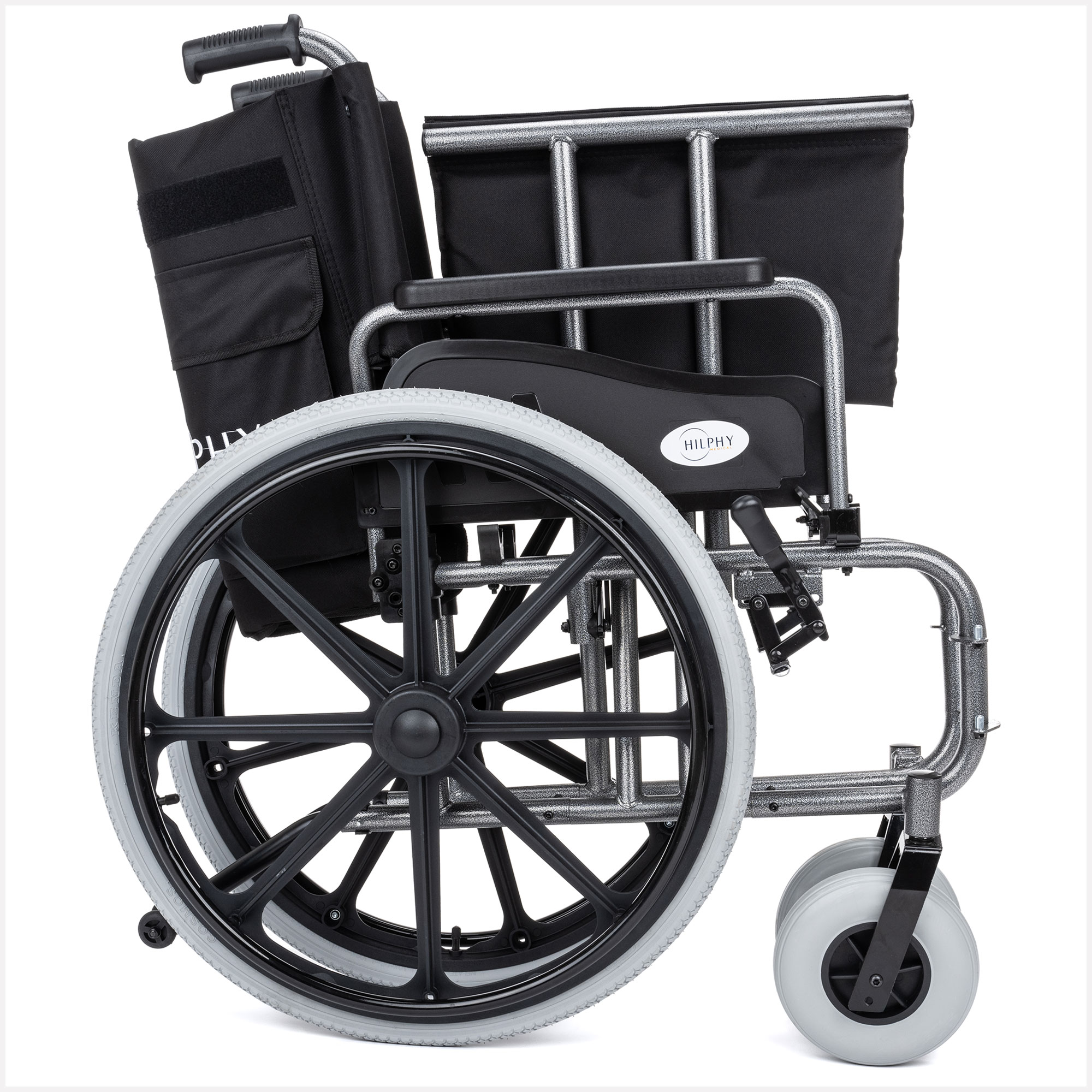 Foto 5 pulgar | Silla De Ruedas Ancha Sobrepeso Bariatrica Hilphy Medical Hil51b-61 Color Negro De Acero Reforzada 24 Plg