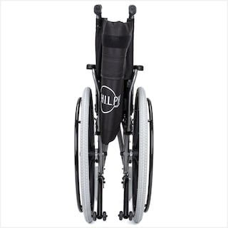 Foto 5 | Silla De Ruedas Ancha Sobrepeso Bariatrica Hilphy Medical Hil51b-61 Color Negro De Acero Reforzada 24 Plg