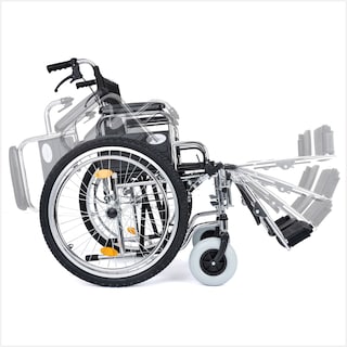 Foto 2 | Silla de Ruedas Hilphy Medical con Soporte para Piernas