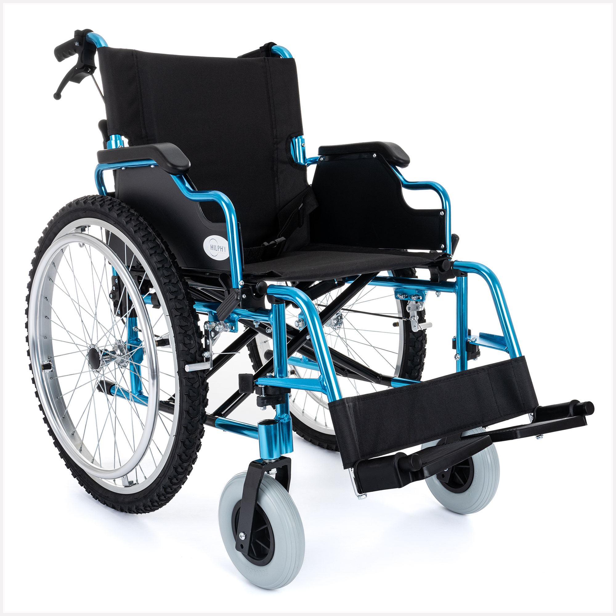 Foto 3 pulgar | Silla de Ruedas Todo Terreno Hilphy Medical Hil909a Azul