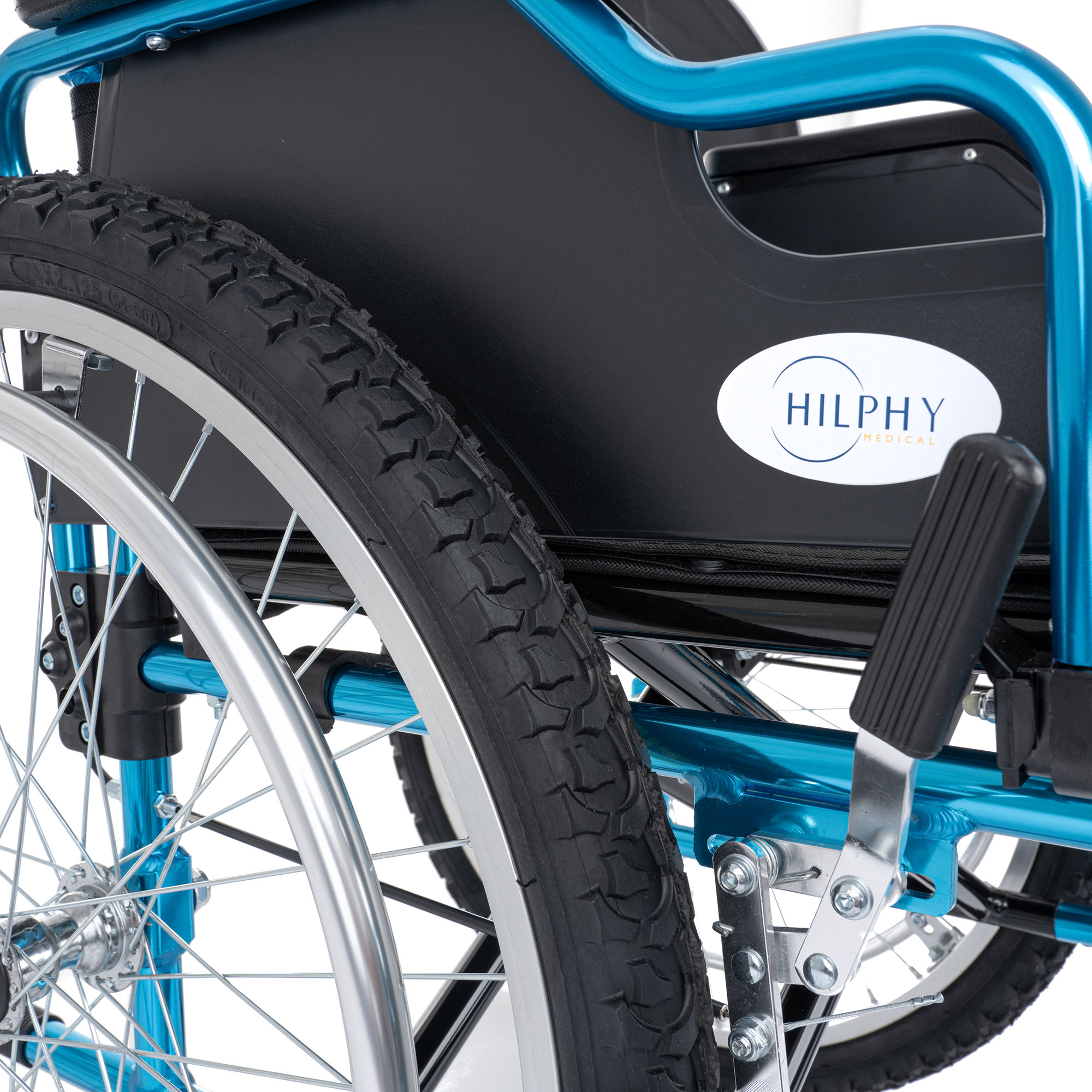 Foto 5 pulgar | Silla de Ruedas Todo Terreno Hilphy Medical Hil909a Azul