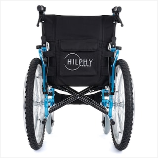 Foto 5 | Silla de Ruedas Todo Terreno Hilphy Medical Hil909a Azul