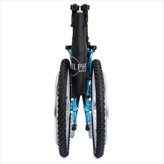 Foto 6 | Silla de Ruedas Todo Terreno Hilphy Medical Hil909a Azul