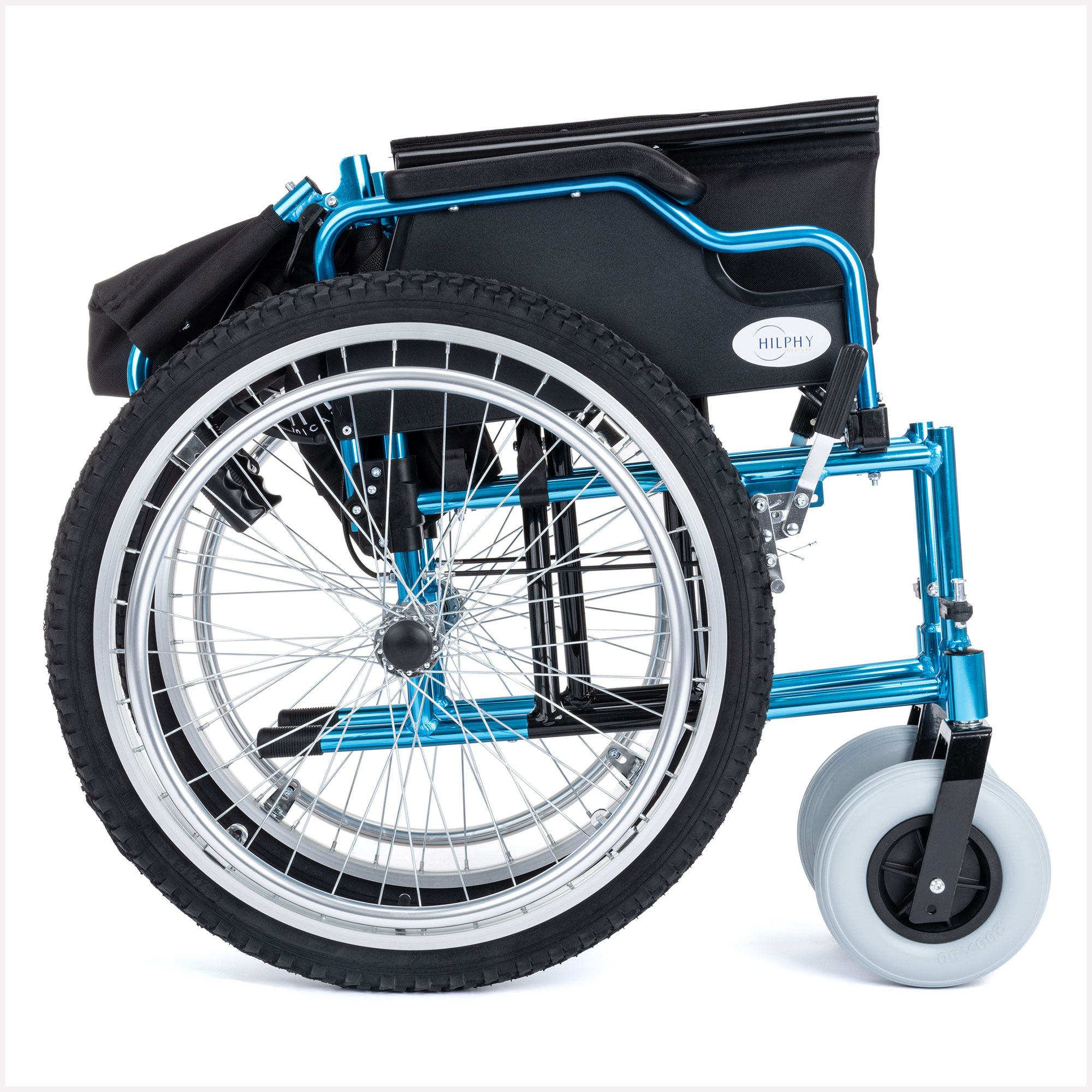 Foto 7 | Silla de Ruedas Todo Terreno Hilphy Medical Hil909a Azul