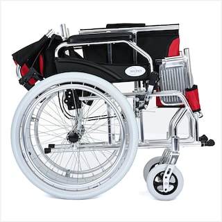 Foto 4 | Silla de Ruedas Hilphy Medical Hil63f7roj Rojo de Aluminio
