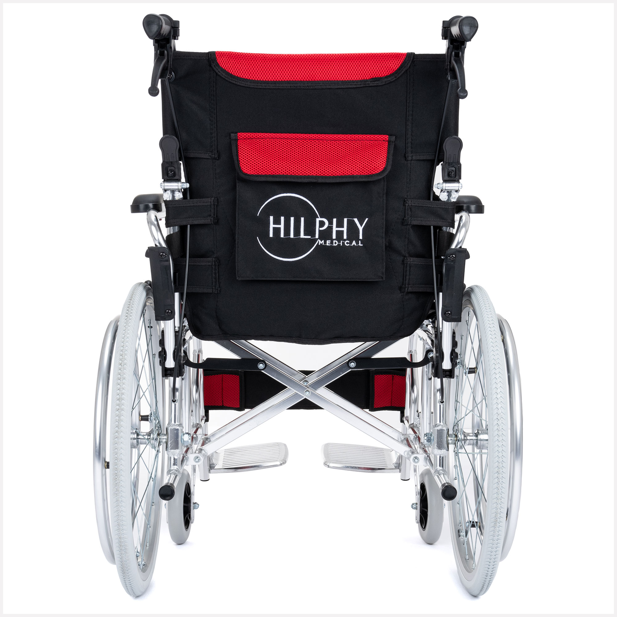 Foto 6 pulgar | Silla de Ruedas Hilphy Medical Hil63f7roj Rojo de Aluminio