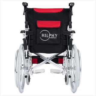 Foto 5 | Silla de Ruedas Hilphy Medical Hil63f7roj Rojo de Aluminio