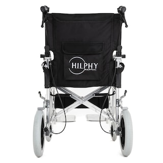 Foto 3 | Silla de Ruedas de Traslado Hilphy Medical Hil63f3ne Negra de Aluminio