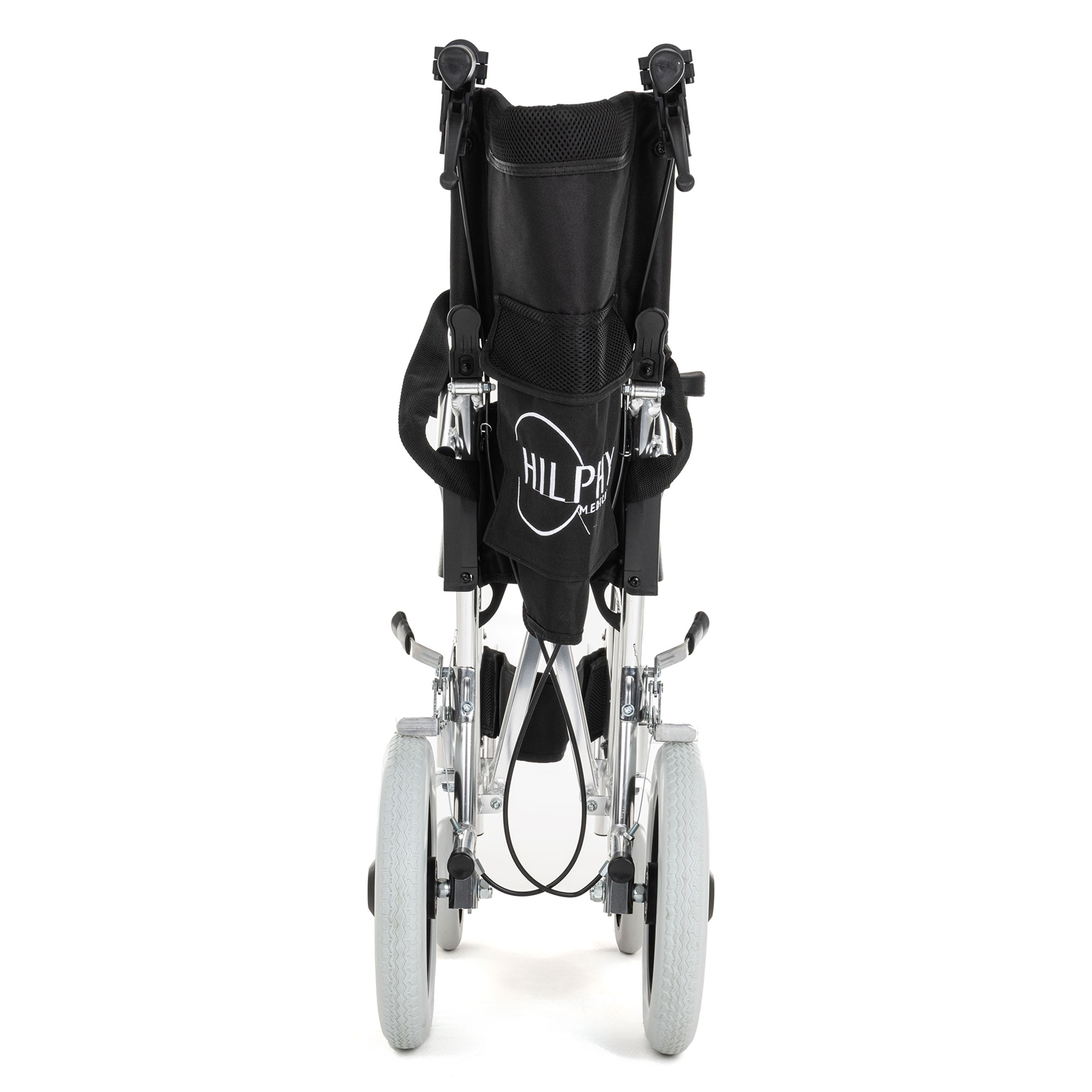 Foto 4 | Silla de Ruedas de Traslado Hilphy Medical Hil63f3ne Negra de Aluminio